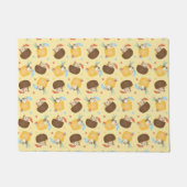 Pina Colada Ananas Coconut Hunde Muster Fußmatte (Vorderseite)