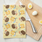 Pina Colada Ananas Coconut Hunde Muster Geschirrtuch (Viertel Falte)