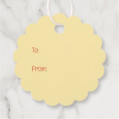 Pina Colada Ananas Hunde Geschenkanhänger (Rückseite)