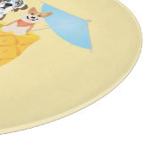 Pina Colada Ananas Hunde Schneidebrett (Ecke)