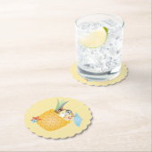 Pina Colada Ananas Hunde Untersetzer (Vor Ort)