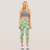 Pina Colada Capri Leggings (Vorderseite)