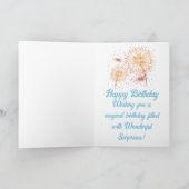 Pina Colada Cheers Happy Birthday Card Karte (Innenseite)