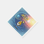 Pina Colada Cocktail (#5 von 12 Sets zur Zubereitu Serviette (Ecke)