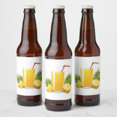 Pina Colada Cocktail Bierflaschenetikett (Flaschen)