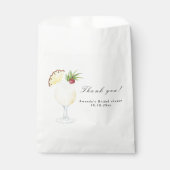 Pina Colada Cocktail Brautparty Geschenktütchen (Vorderseite)