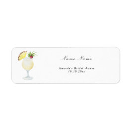 Pina Colada Cocktail Bridal Shower