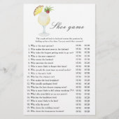 Pina Colada Cocktail Bridal shower Shoe game (Vorderseite)