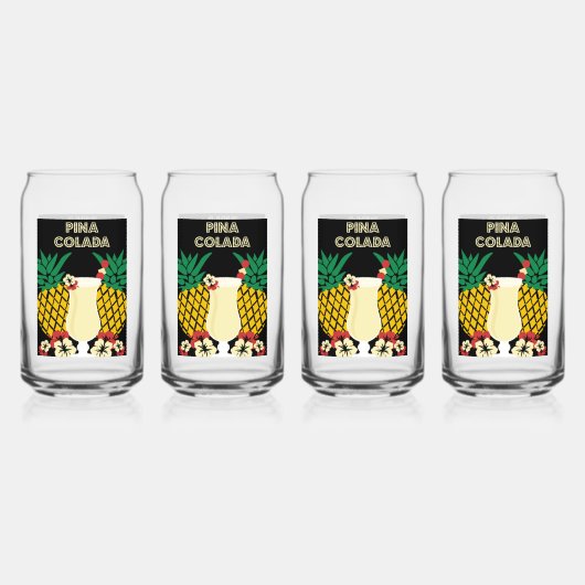 Piña Colada Cocktail Drink Dosenglas (Vorderseite)