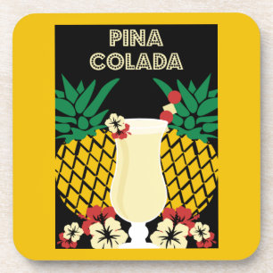 Piña Colada Cocktail Drink Getränkeuntersetzer