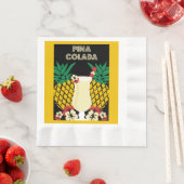 Piña Colada Cocktail Drink Serviette (Beispiel)