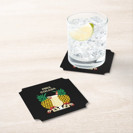 Piña Colada Cocktail Drink Untersetzer (Vor Ort)