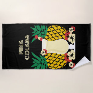 Piña Colada Cocktail Drinks Strandtuch