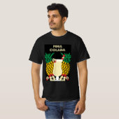 Piña Colada Cocktail Drinks T - Shirt (Vorne ganz)