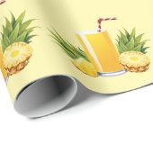 Pina Colada Cocktail Geschenkpapier (Rolleneckpunkt)