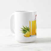 Pina Colada Cocktail Kaffeetasse (Vorderseite Links)