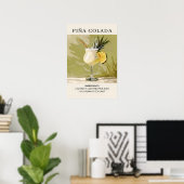 Pina Colada Cocktail Poster (Heimbüro)