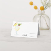 Pina Colada Cocktail - wedding place cards Platzkarte (Rückseite)