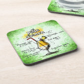 Pina Colada Drink Rezept Untersetzer (Linke Seite)