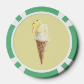 Pina Colada Eiscreme Pokerchips (Rückseite)