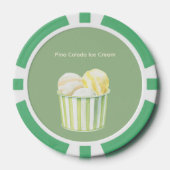 Pina Colada Eiscreme Pokerchips (Vorderseite)