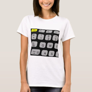 "Pina Colada Entweichen-" Tastatur-T - Shirt