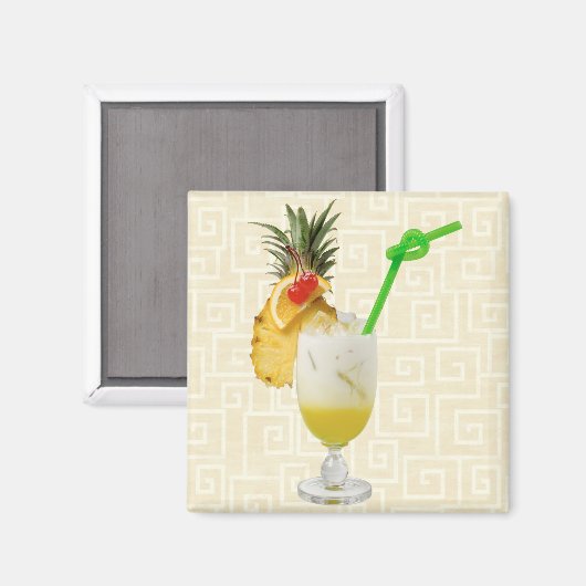 Pina Colada Magnet (Vorderseite/Rückseite)