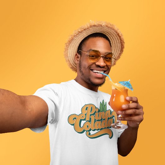 Pina Colada Party Lover Summer Drink Cocktail T-Shirt