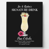 Pina Colada ・ PERSONALISIEREN Sie diesen Signature Fotoplatte (Vorderseite)
