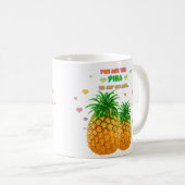 Pina Colada Pineaple Kaffeetasse (VorderseiteRechts)