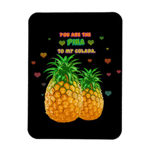 Pina Colada Pineaple Magnet