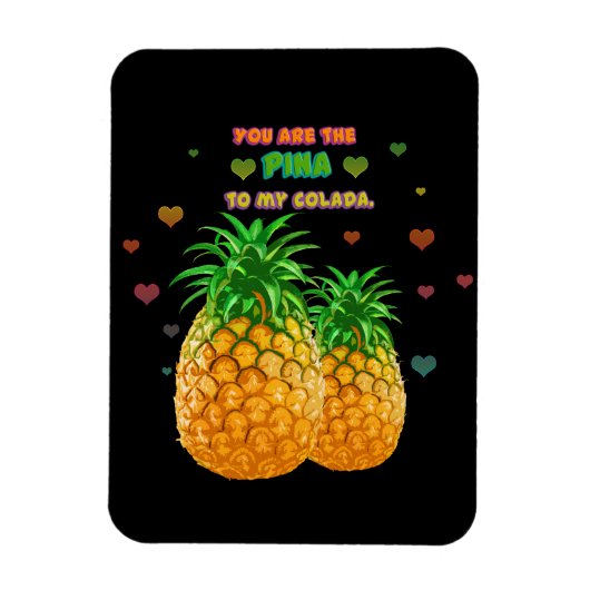 Pina Colada Pineaple Magnet (Vertikal)