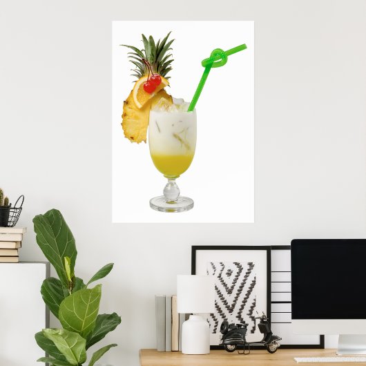 Pina Colada Poster (Heimbüro)