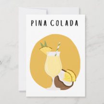 Pina Colada Poster im Kleinformat