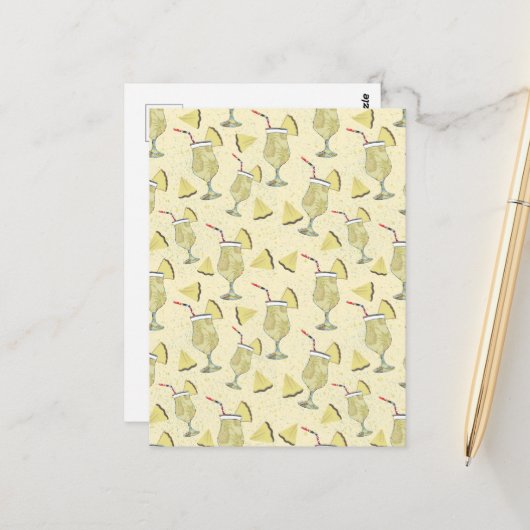 Pina Colada Postkarte (Vorderseite/Rückseite Beispiel)