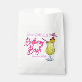 Piña Colada Puerto Rico Ananas Cocktail Party Geschenktütchen (Vorderseite)