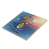 Pina Colada Recipe Bar Blue Fliese (Seite)