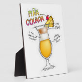PINA COLADA RECIPE COCKTAIL ART FOTOPLATTE (Seite)