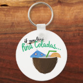 Pina Colada Schlüsselanhänger (Vorderseite)