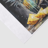 Pina Colada Skull Dekoupage Seidenpapier (Ausschnitt)