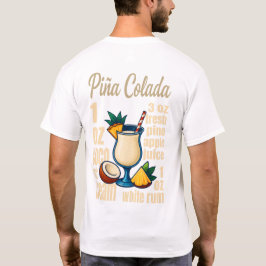 Piña Colada T-Shirt – Tropical Rum Cocktail