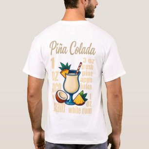 Piña Colada T-Shirt – Tropical Rum Cocktail