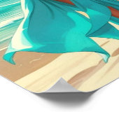 Pina Colada Tropical Queen Generative Inhalte Poster (Ecke)