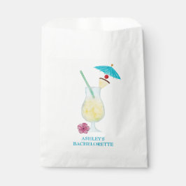 Piña Colada Tropical Wedding Brautparty Geschenktütchen
