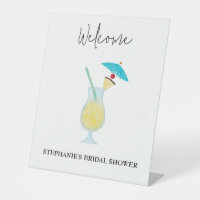 Piña Colada Tropical Wedding Brautparty Willkommen
