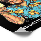 Pina Coladas Donald Trump Sommerurlaub Hawaii B Poster (Ecke)