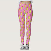 Pina Piña Colada Puerto Rico Ananas Cocktail Leggings (Vorderseite)