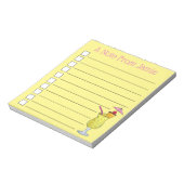 Pina Piña Colada Puerto Rico Ananas Cocktail Notizblock (Rotiert)