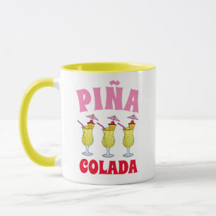 Pina Piña Colada Puerto Rico Ananas Cocktail Tasse