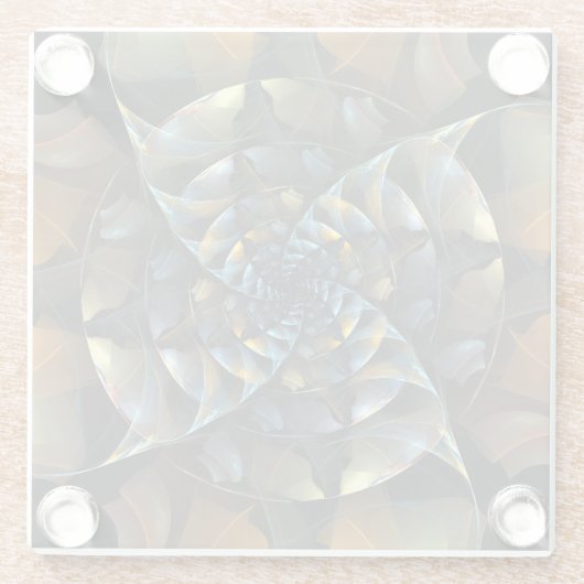 Pinacoteca Abstrakt Art Glasuntersetzer (Rückseite)